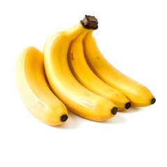 bananas isolated on white
