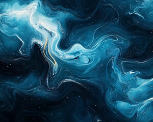 Fototapeta premium Abstract Sea Water Patterns with Deep Swirling Lines