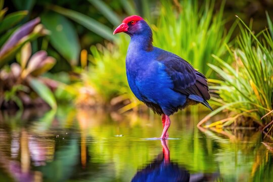 Pukeko Blue Australasian Swamphen