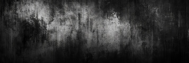 Obraz premium The rough, textured surface displays various shades of black and gray, creating an industrial and moody atmosphere