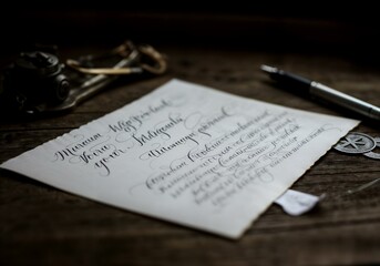 Handwritten letter