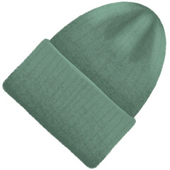 A cozy autumn painting composition includes yellow and orange pumpkins, a green wool hat, a glass, a kettle, boots, socks, acorns, pumpkin pie, a sweater, and is perfect for decoration, picture book c