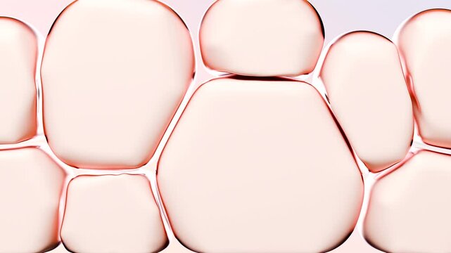 Essential Oil, Serum through the skin layer to repair wrinkles and dark complexion became clear. Skin repair concept. Skin Layer Rinse Smoothing. Skin care action Collagen repair effect, 3d render
