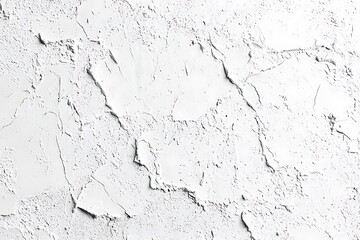 Textured White Wall with Cracks and Imperfections