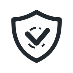 check mark icon isolated on transparent background - Generative AI