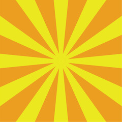 Radiant Sunburst Orange Background Wallpaper  for Vibrant Designs