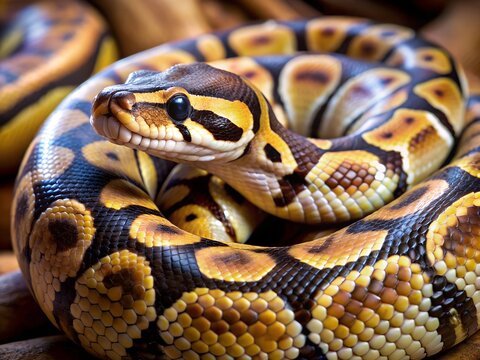 Ball python snake, Pet snake, Cute snake