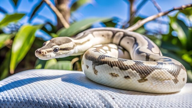 Ball python snake, Pet snake, Cute snake