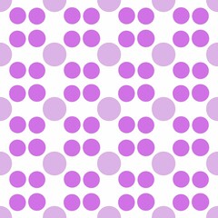 seamless pattern with pink circles