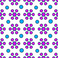 seamless background with circles