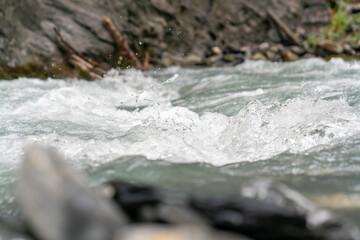 River Tamina Valley in Switzerland