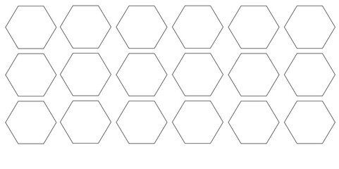 Fototapeta premium White hexagon 3D background texture. modern abstract polygonal pattern. 3d rendering illustration. Futuristic abstract banner. white and black lines 3d Hexagonal. honeycomb white Background.