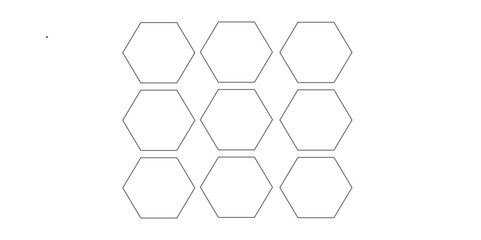 White hexagon 3D background texture. modern abstract polygonal pattern. 3d rendering illustration. Futuristic abstract banner. white and black lines 3d Hexagonal. honeycomb white Background.