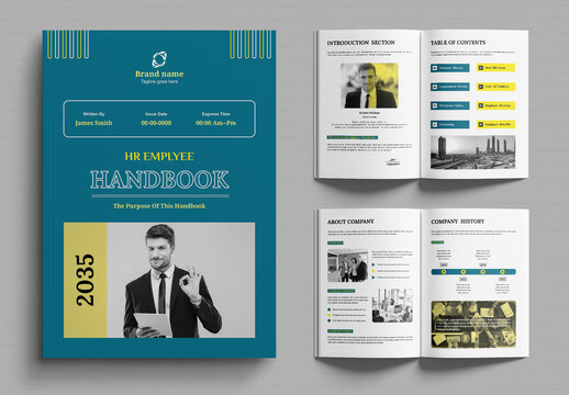 HR Employee Handbook Layout