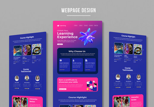 Website Landing Page