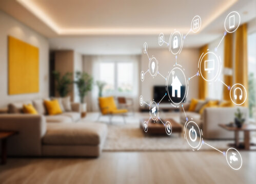Smart house concept. Smart home. Home automation.