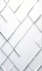 Obraz premium a white geometric pattern composed of intersecting diagonal lines, creating a visually striking and abstract design.