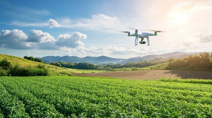 Smart agriculture with drone monitoring
