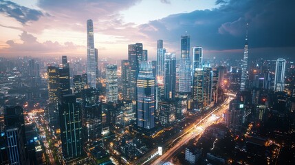 Obraz premium Smart city AI governance