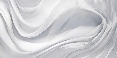 Obraz premium white, flowing fabric with a wave-like pattern, creating a sense of movement and fluidity.