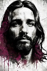 a portrait of Jesus