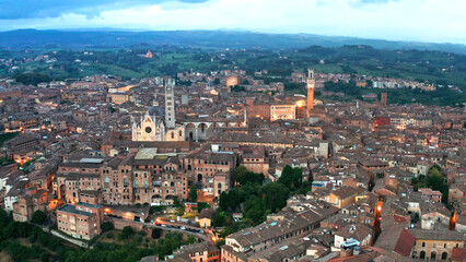 Fototapeta premium view of the old town