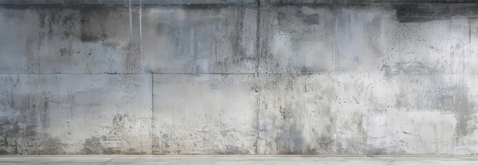Obraz premium A textured concrete wall with a rough, uneven surface, featuring vertical lines and cracks.