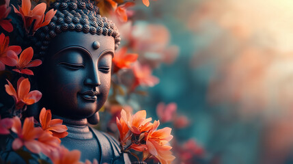 Buddha statue symbolizing peace and spirituality