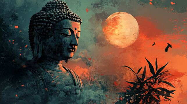 Buddha statue symbolizing peace and spirituality