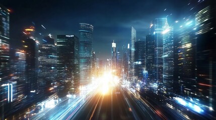 AI-controlled city advanced infrastructure