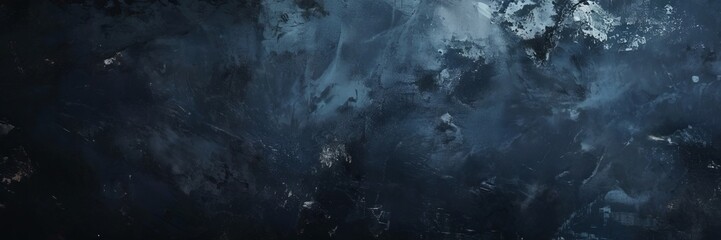 a dark, textured surface with a mix of white and black elements, creating a moody and atmospheric effect.