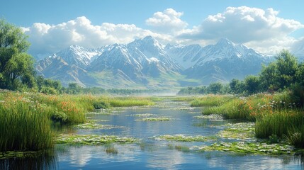 Fototapeta premium Innovative Environmental Strategies That Ecologists Are Addressing for a Sustainable Future