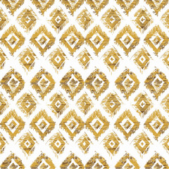 seamless pattern on ikat art wall paper