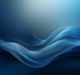 serene, abstract blue wave-like pattern with a gradient effect, creating a sense of movement and fluidity.