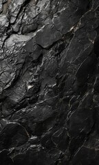Fototapeta premium a close-up view of a black, textured surface with a rough, uneven appearance.