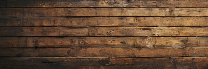 Fototapeta premium a close-up view of a wooden surface with visible grain and texture, creating a rustic and aged appearance.