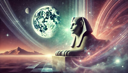 Fototapeta premium Mysteries of the Sphinx