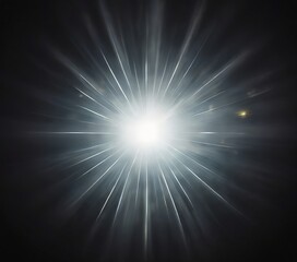 Fototapeta premium a bright, white light shining out from the center, radiating outwards in a radial pattern against a dark background.