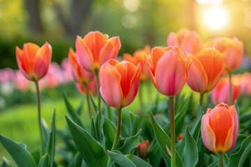 Blooming Meadows Spring Flowers Amidst Lush Greenery