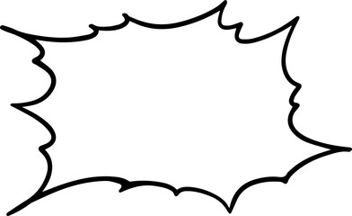 Comic Script Bubble Yelling Illustration