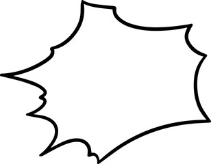 Comic Script Bubble Yelling Illustration