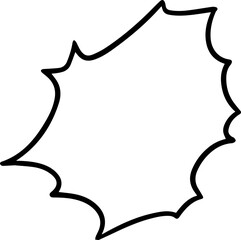 Comic Script Bubble Yelling Illustration