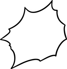 Comic Script Bubble Yelling Illustration