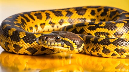 Fototapeta premium Carpet Python snake