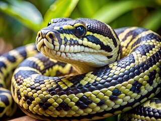Obraz premium Carpet Python snake