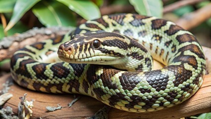 Fototapeta premium Carpet Python snake