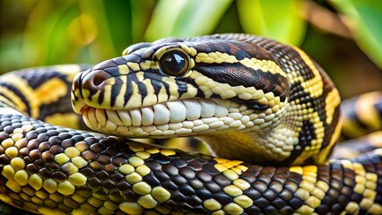 Fototapeta premium Carpet Python snake