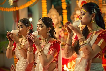 Durga Puja Festivities 2024 Celebrations of Hindu Bengali Tradition and Devotion