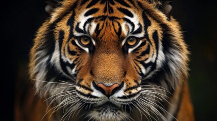 Obraz premium Tiger, portrait of a bengal tiger