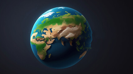 World Space Week abstract digital background design with the earth 